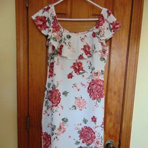 Jolie & Joy Ladies Summer Dress New w/o Tags Floral Pattern Size 1X